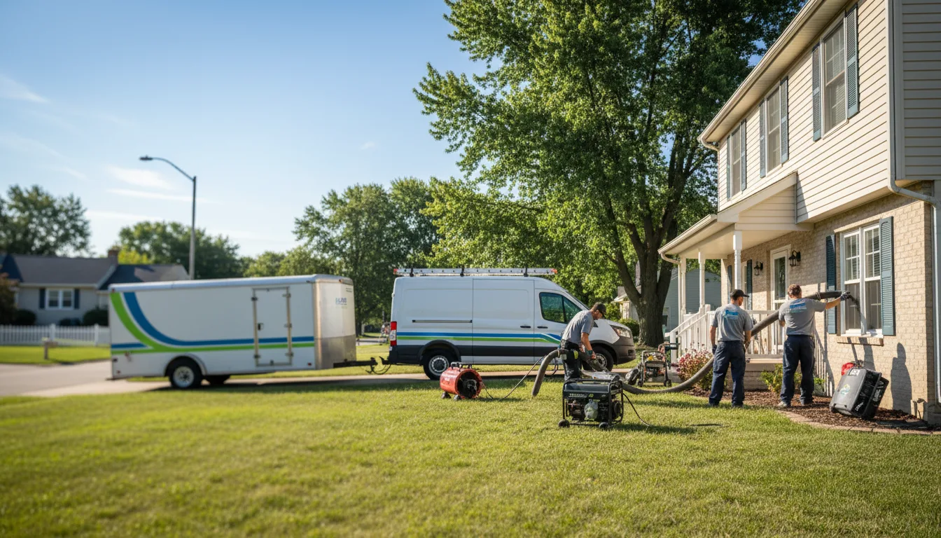 Flooded Basement Restoration And Cleanup With Repair in Kingman, IN near me